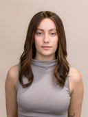 Mocha 18" Hand-Tied Wig | Goldylost Hair