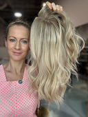 human hair topper