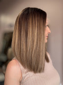 Peluca Sydney de 14" anudada a mano