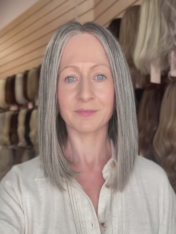 Misty 14″  Fully Hand Tied Human Hair Wig