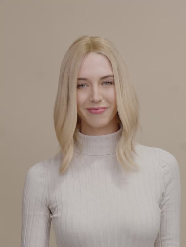 Honey 12″  Blonde Human Hair Wig