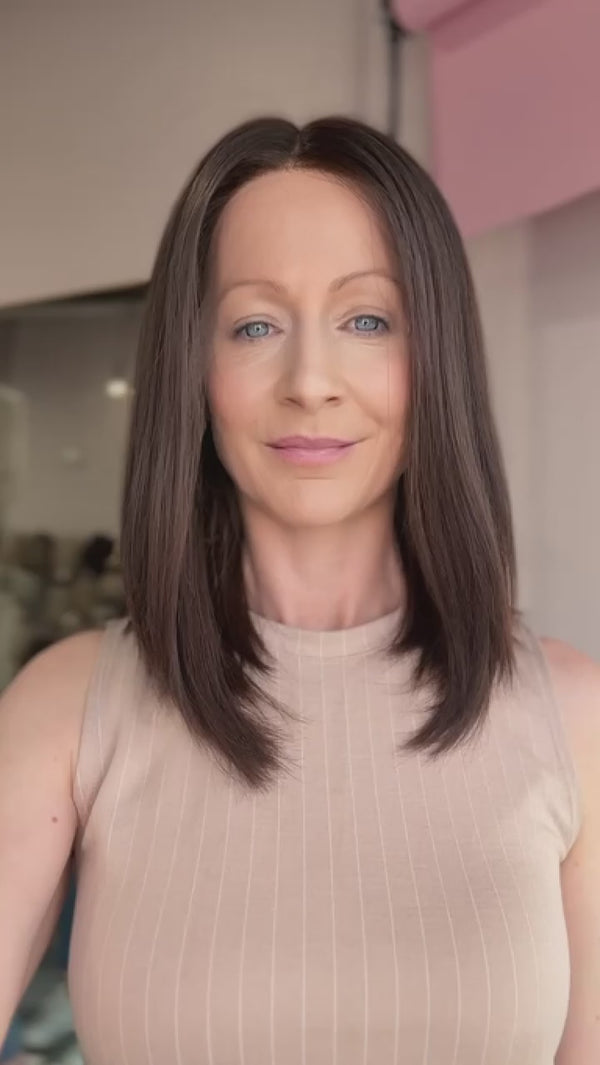 Samara 14″ | Fully Hand Tied Human Hair Wig