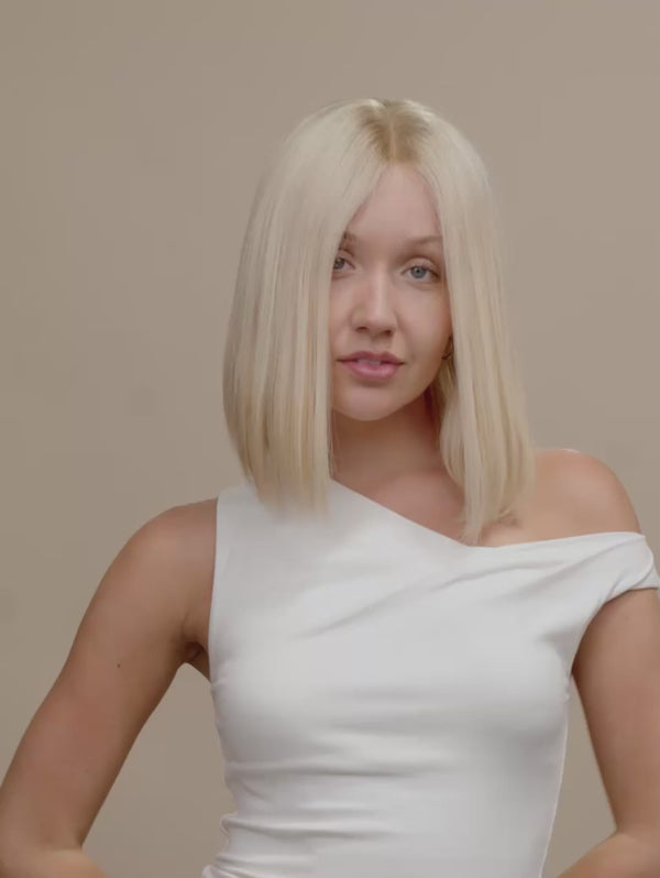 Lulu 14″ | Blonde Human Hair Wig
