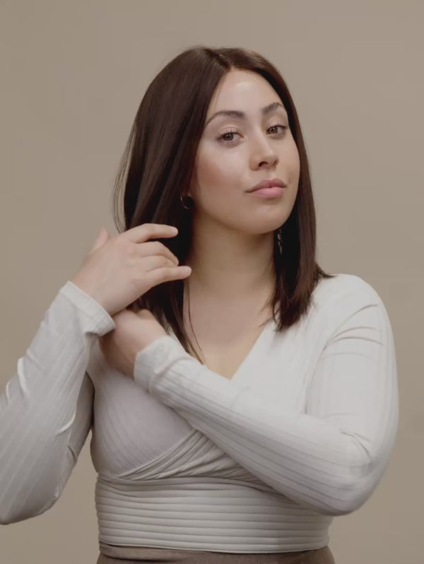 Samara 16” | Fully Hand Tied Human Hair Wig