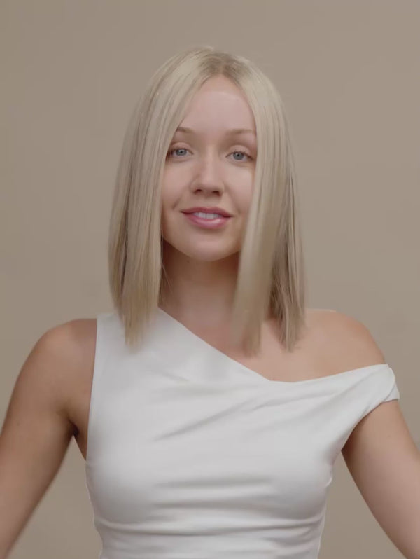 Lulu 12″ | Blonde Human Hair Wig