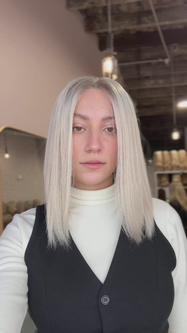 Luna 14″ | Fully Hand Tied Human Hair Wig