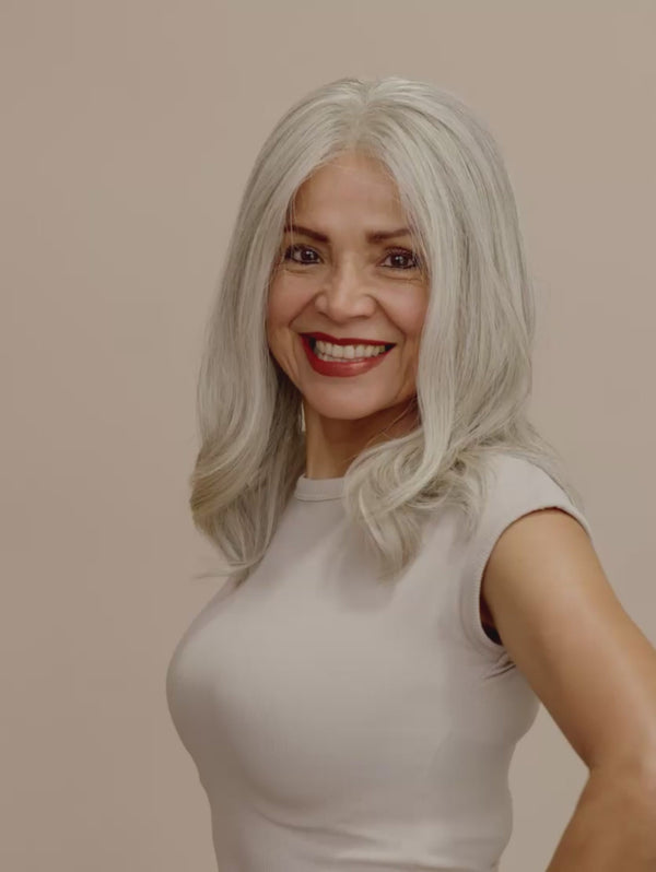 Lynx 16″ | Grey Human Hair Wig