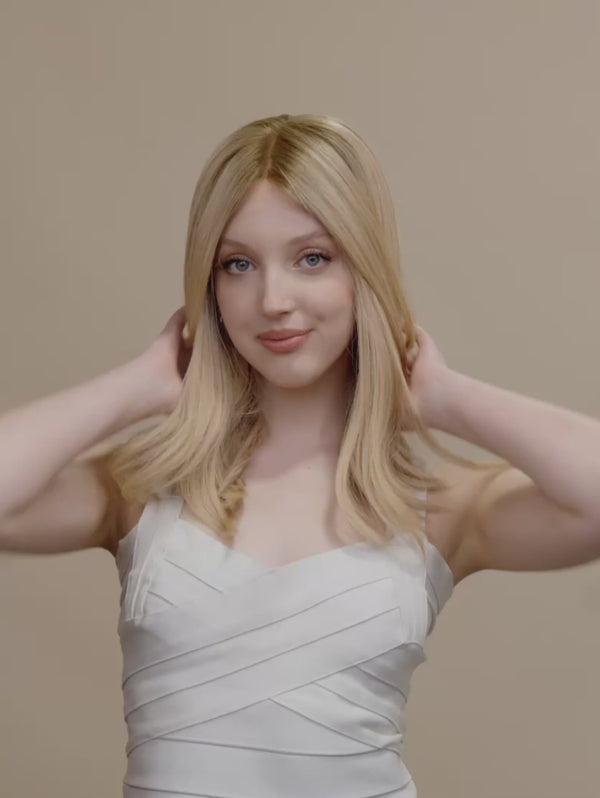 Portia 16″ | Blonde Human Hair Wig