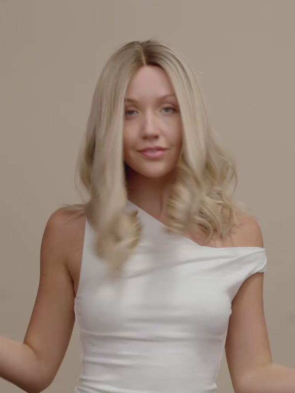 Chloe 18” | Blonde Human Hair Wig