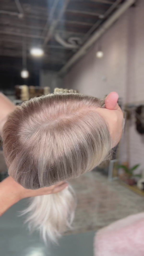 Dia 16″ | Blonde Human Hair Wig