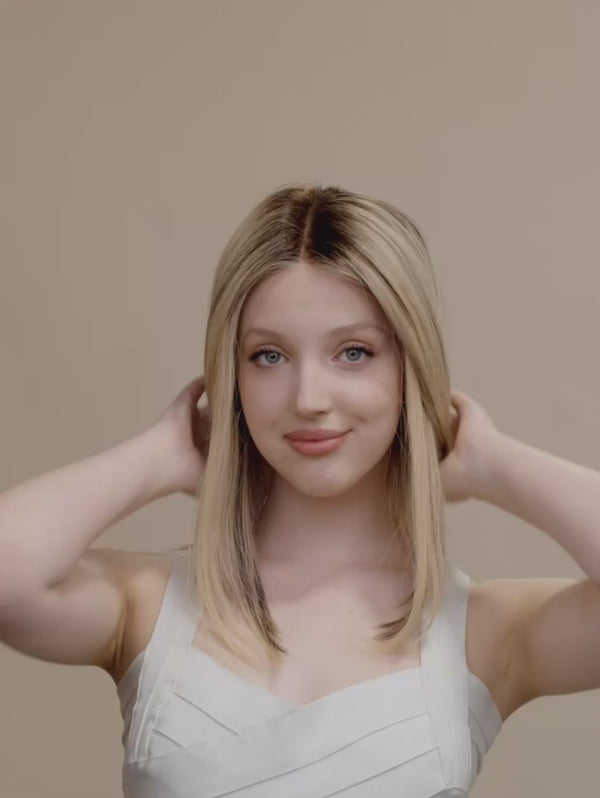 Brooklyn 12” | Blonde Human Hair Wig