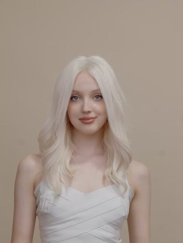 Blanche 18″ | Fully Hand Tied Human Hair Wig