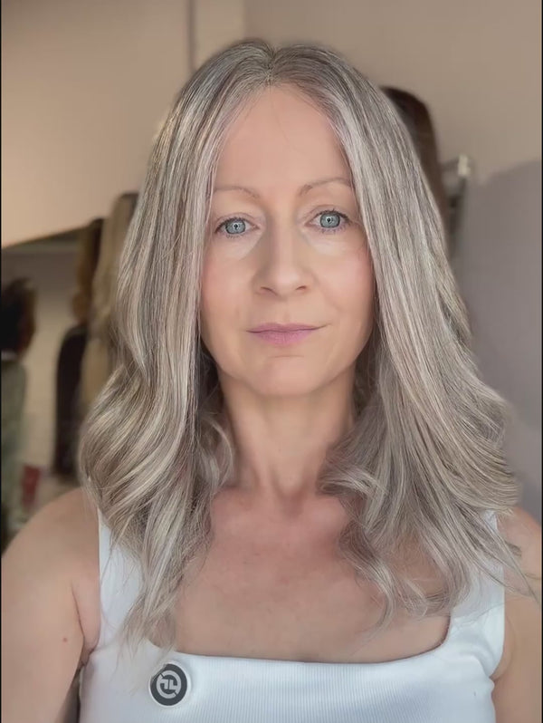 Opal 16″   Fully Hand Tied Human Hair Wig