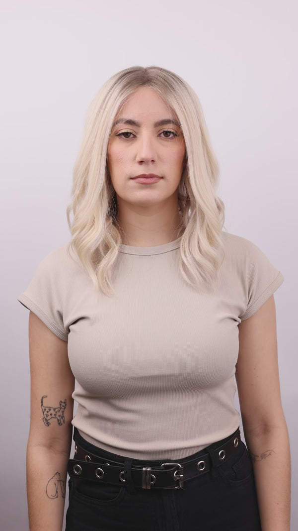 Dia 16" | Fully Hand Tied Human Hair Wig