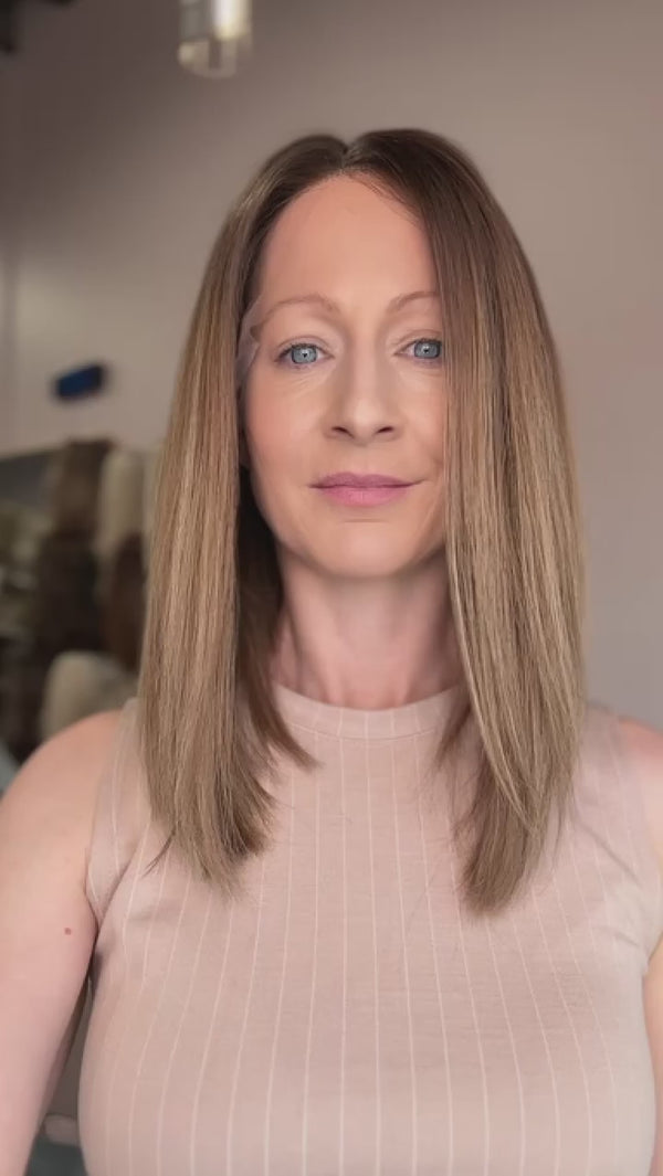 Sydney 14" | Fully Hand Tied Human Hair Wig