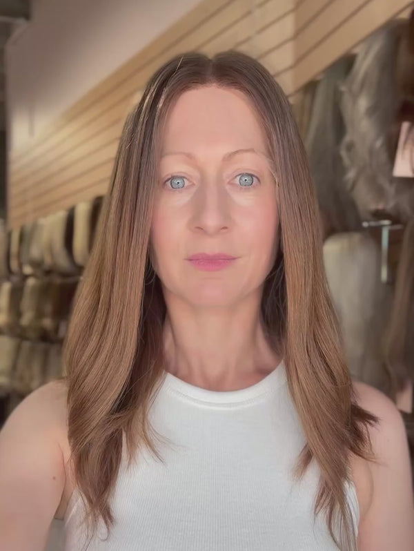 Mika 16″  Fully Hand Tied Human Hair Wig